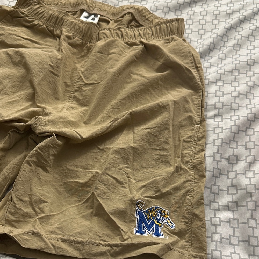 Russell Athletic Beige Nylon Shorts